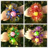 Детский танцующий цветок на запястье для детского сада, креативный колокольчик, браслет, цвет