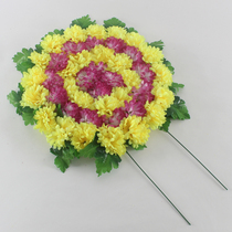 Simulation wreath bracket Juanhua fake flower Qingming tomb sweeping flower artificial flower