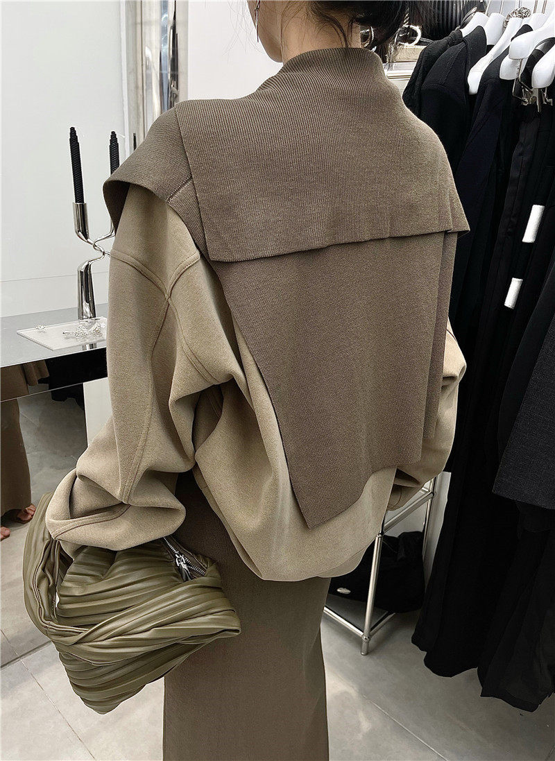 White Korean version of casual knitted shawl Lazy wind dual-purpose wool shoulders outside the scarf scarf female autumn and winter