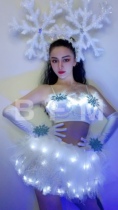 TT high-end nightclub bar singer djds dance team gogo Christmas sexy split suit costumes