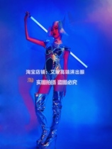 TT high-end nightclub bar singer djds dance team gogo star warrior one-piece suit performance clothes