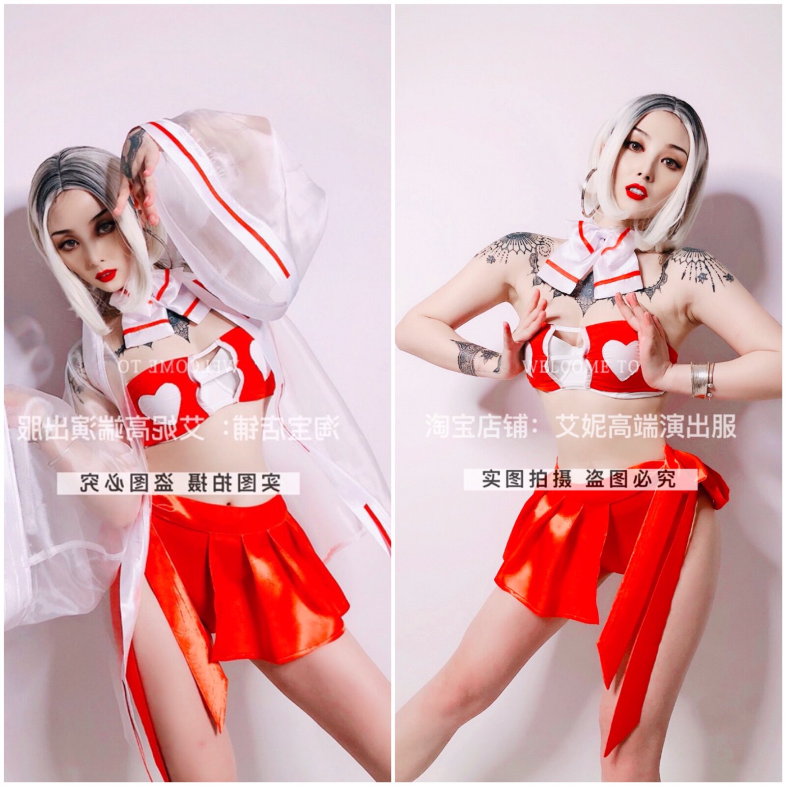TT High-end Nightclub singer Djds Dance Team Gogo Saturday Valentine's Day cute suit costume
