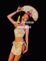 TT high-end nightclub bar singer djds dance team gogo mid-autumn palace retro Chinese style sexy suit