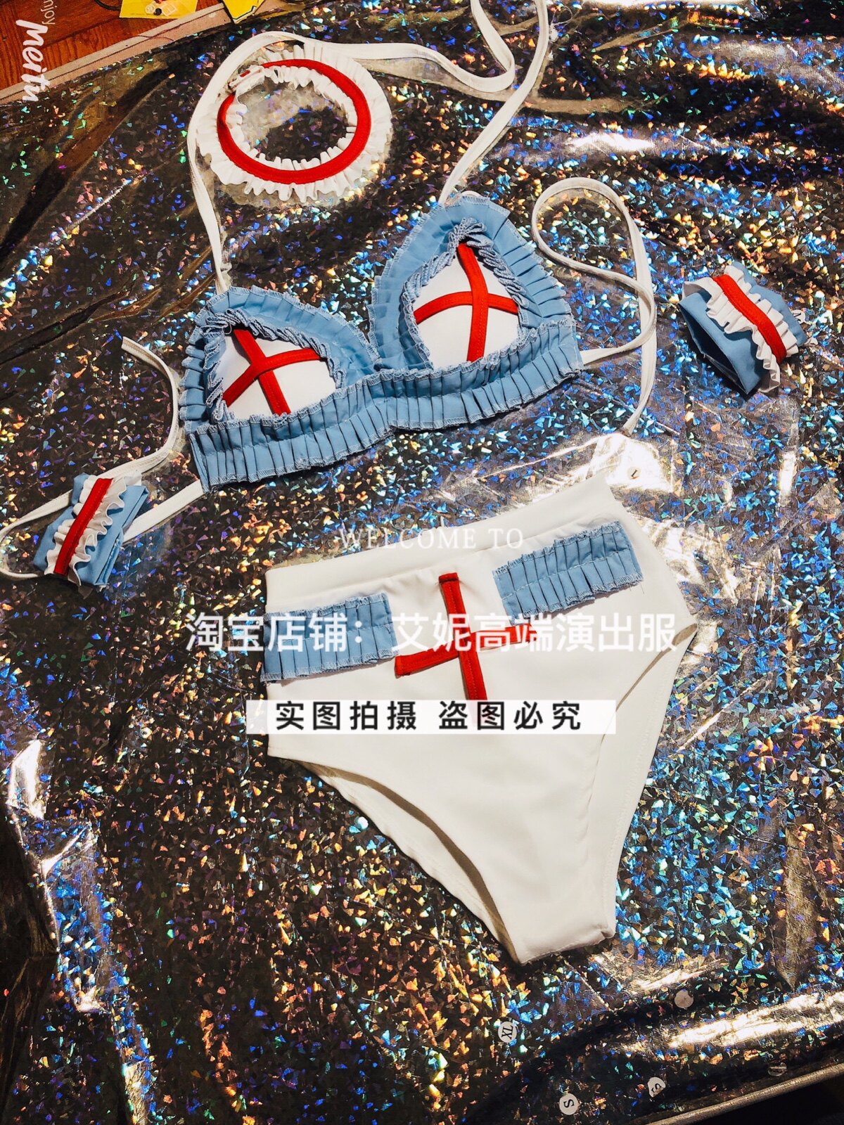 TT high-end nightclub bar singer djds dance team gogo sexy nurse bikini suit performance suit