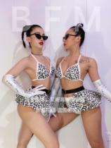 TT high-end nightclub bar singer djds dance team gogo sexy cow bikini three-piece costume