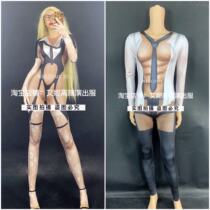 TT high-end nightclub bar singer djds dance team gogo teacher's day couples one-piece pants performer