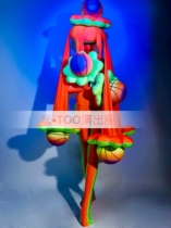 TT High-end Party Act Out of Nightclub Bar Atmosphere Fluorescent Flowers Demonic Atmosphere For Show Tour GOGO DS Performance