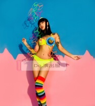 TT high-end party costumes 2019 new atmosphere nightclub bar GOGO DS DJ color children's frisbee