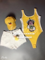 TT High-end Nightclub singer djds dance team gogo sports wind high fork connected jeans shorts suite