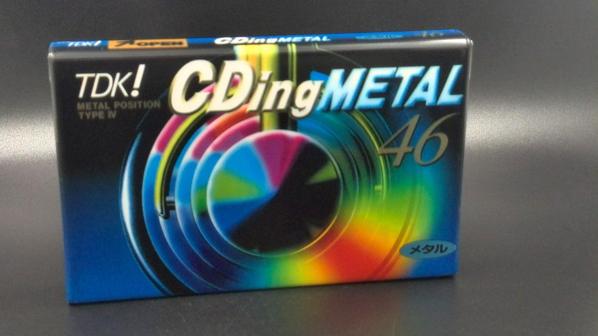 TDK METAL CDING46 IV class (metal band) iron with collection grade blank cassette tape card with
