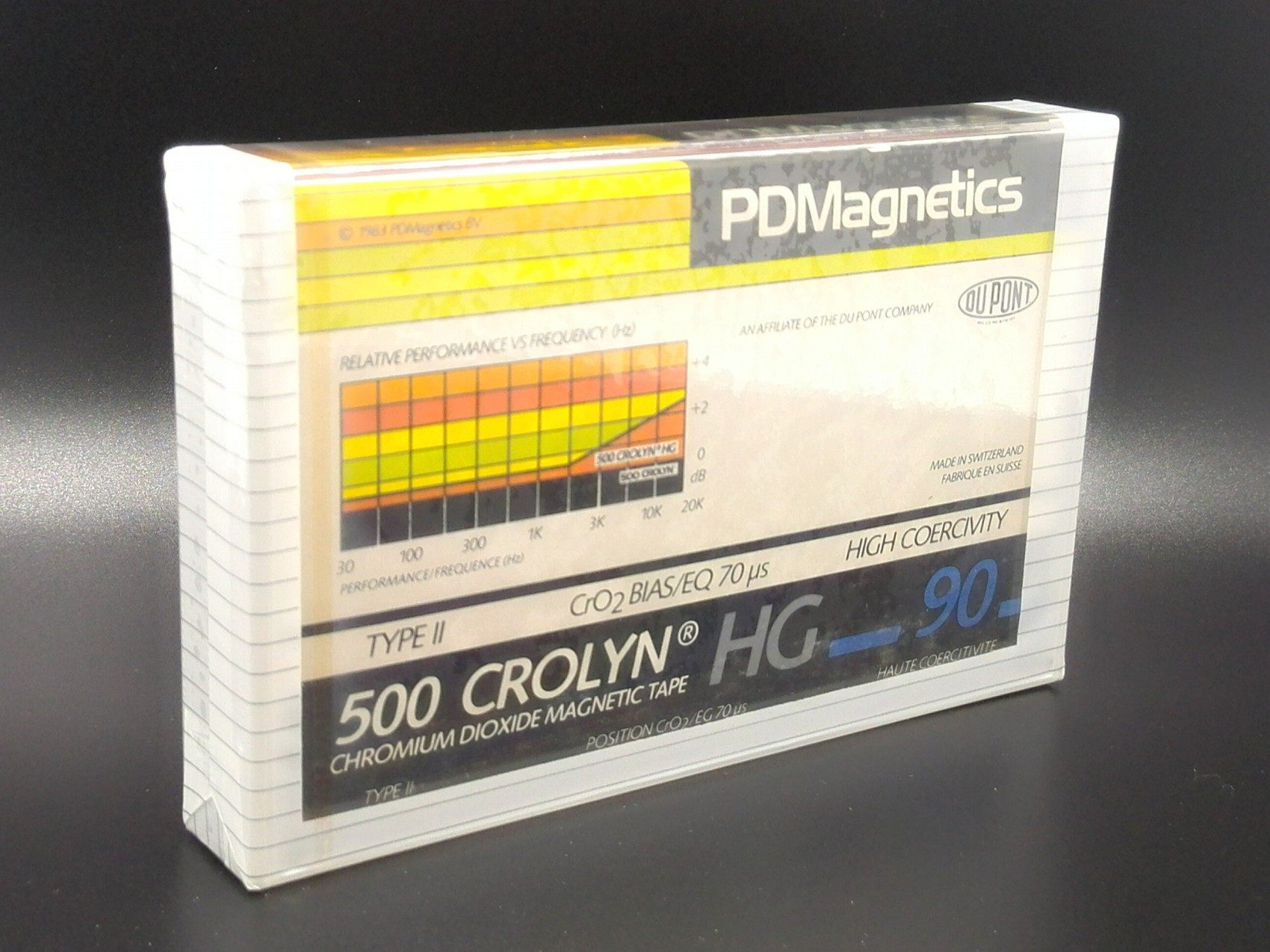 PDMagnetics HG-90 II class (chrome belt) Collection grade blank audiotape cassette tape