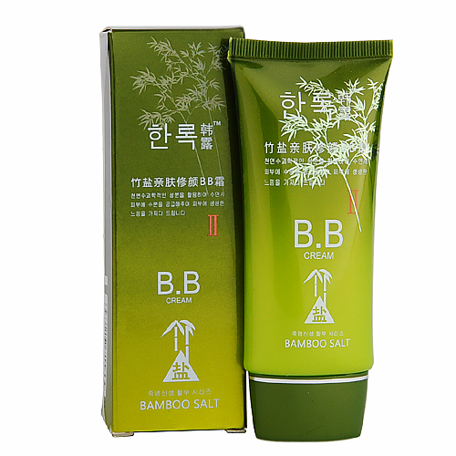 韩露 竹盐亲肤修颜BB霜50g滋润遮瑕保湿透气白皙粉底