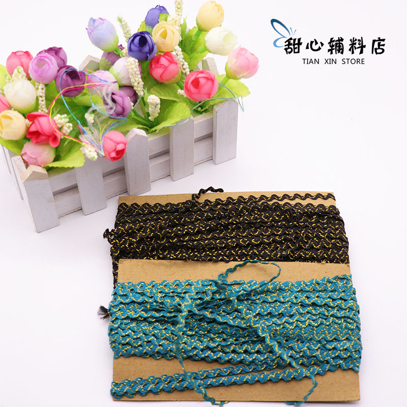 Hand made DIY accessories by hand with S Belt Wave Side Band of Waves
