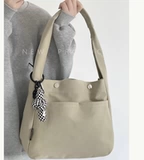 Шоппер, летняя вместительная и большая сумка на одно плечо, ранец, в корейском стиле, коллекция 2022