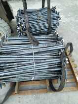 q355bQ345B foot bolt L type pre-embedded screw 9 words J-shaped screw nut suit 7 word foundation screws