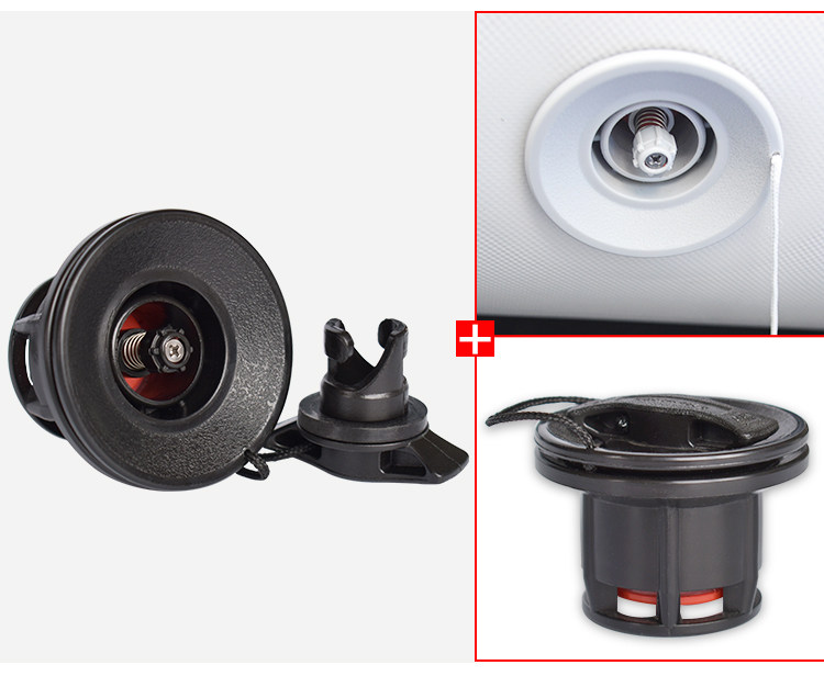 Насос 充气船皮划艇橡皮艇钓鱼船冲锋舟8孔进气阀排气阀 气嘴安全阀配件 OTHER