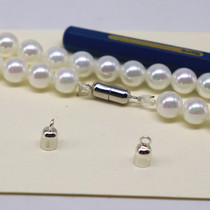 Silver 925 pure silver DIY accessories bracelet bracelet bracelet bracelet plating plating silver buckle manual processing button