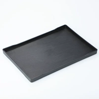 Деревянный черный поднос