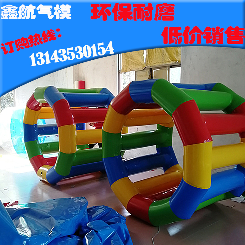 Children's million ocean ball pool toys Amusement equipment Inflatable water toys Hot Wheels treadmill floating on the water
