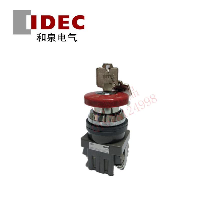 Negotiable Price Abn3K11R 10 Abn3K02R Izumi Idec 30mm Hole Mushroom Head Key Switch Abn3K20R