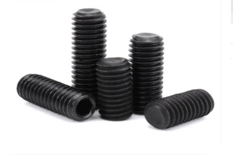 Black nylon headless machine rice screw plastic inner word set screw insulation natural color machine rice M4X6 8-30