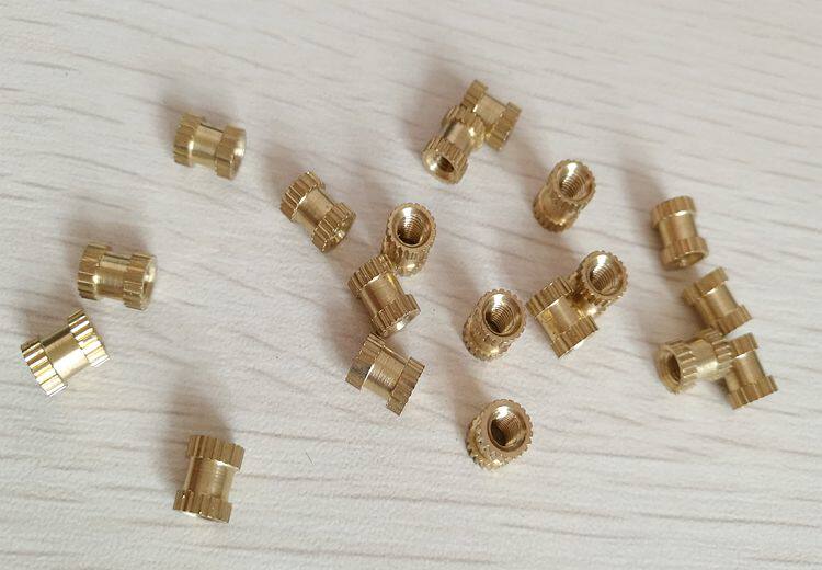 Copper injection moulded nut copper inlay piece Rolled Flowers Bronze Flowers Mother M2X3 4 5-10X3 2 3 5 Non-Pets