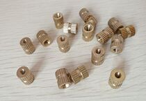 Straight through copper inlay piece injection copper nut copper embedded part copper flower mother M5X5 6-12X6 3 6 8 7-10 copper