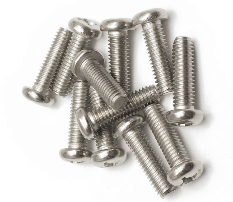 304 stainless steel round head cross mechanical screw disc head machine tooth GB818 stud PM5X8 10 --- 100