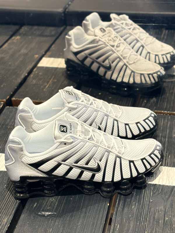 Nike/Nike Shox Tl Women's Outdoor Fashion Thick-Soled Cushioning Running Shoes with Air Column Hq4049-001 Nike/Nike Shox Tl Women's Outdoor Fashion Thick-Soled Cushioning Running Shoes with Air Column Hq4049-001