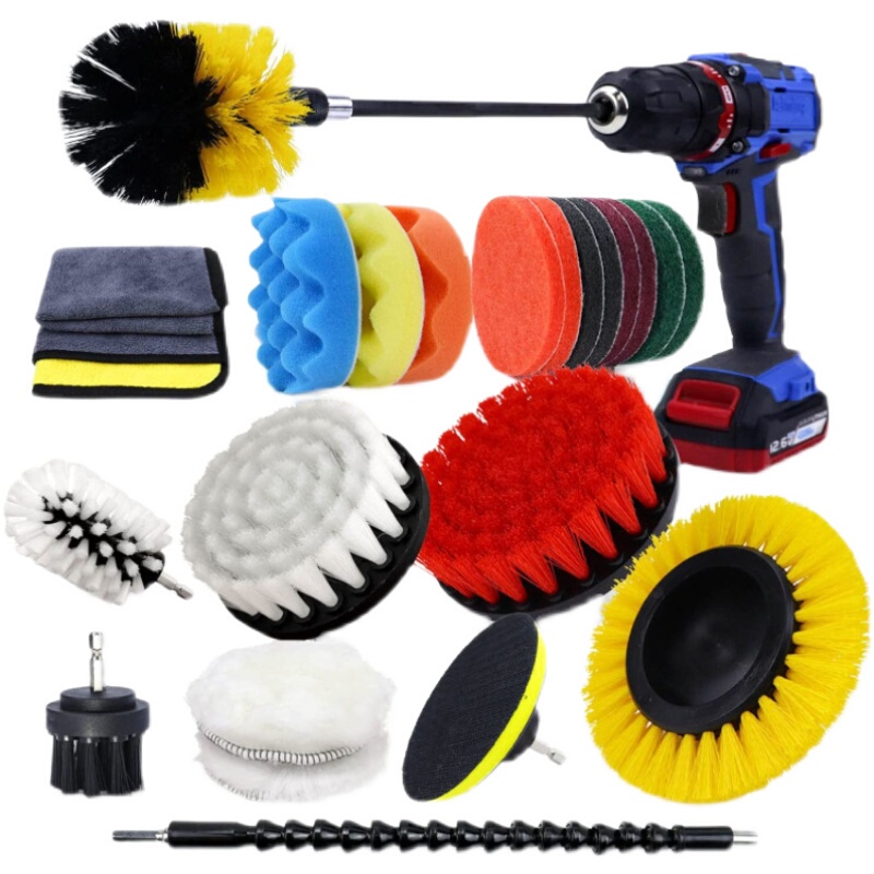 Electric Cleaning Brush Head for Cars, Multifunctional Household Interior, Wheel Hub, Tire Cleaning, Car Polishing, Electric Drill Waxing Pad Electric Cleaning Brush Head for Cars, Multifunctional Household Interior, Wheel Hub, Tire Cleaning, Car Polishing, Electric Drill Waxing Pad