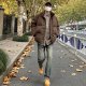 Japanese retro thickened stand collar cotton coat NICELILI Japanese retro thickened stand collar cotton coat NICELILI