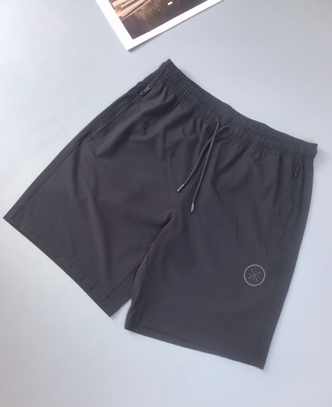 Li Ning Wade's Way, эластичные шорты из ледяного шелка, мужские спортивные брюки с пятиточечной резинкой на талии, тонкие быстросохнущие брюки для мальчиков