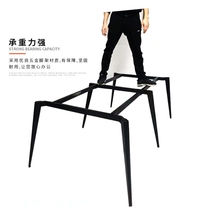 Conference table frame new office metal diamond leg bracket employee card office desk shelf partition can be removed