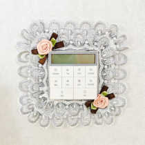 European fabric switch wall sticker protective cover home lamp creative double socket panel decoration simple Nordic style