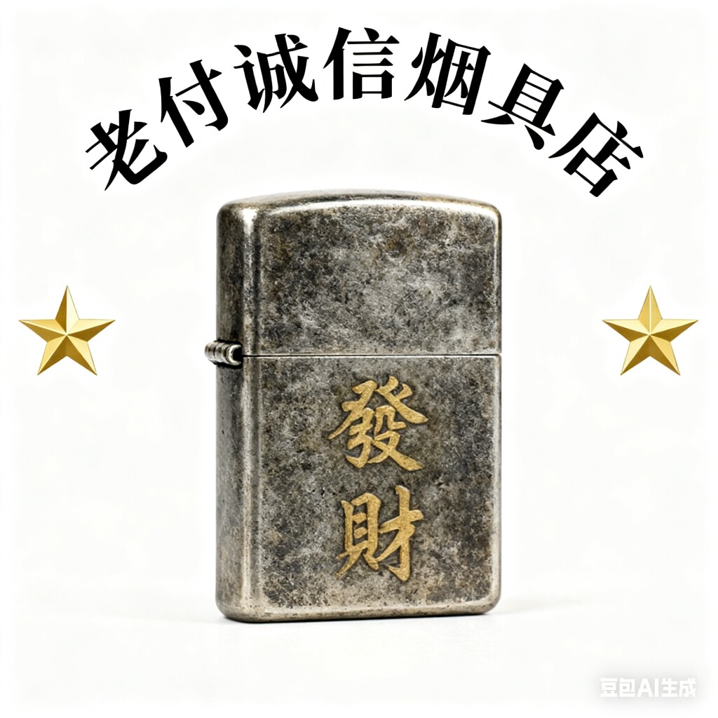 老付诚信烟具店的LOGO