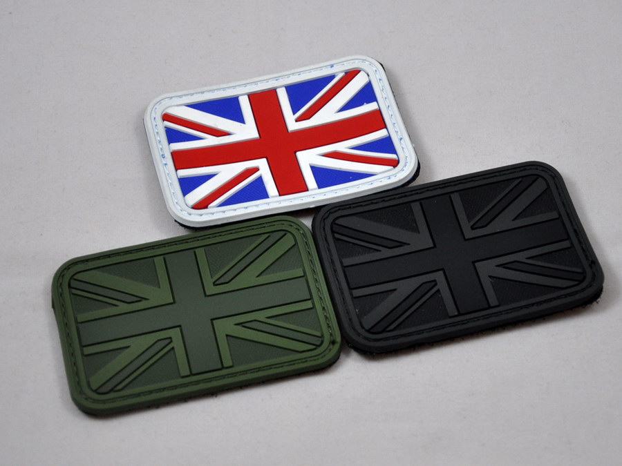 British British British National Flag Rice Wordflag PVC Badge Arm Badge Magic Sticker 