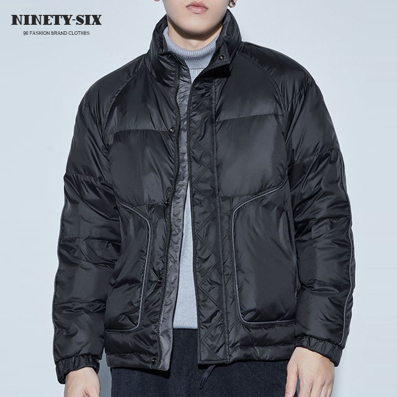 Niche High-End Designer White Duck down Stand-Collar down Jacket for Men, Winter 2025 New Trendy Brand Cool Style Coat