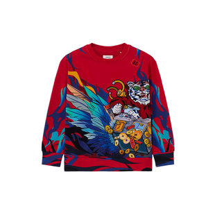 Li Ning, весенняя толстовка с круглым воротником для отдыха, тренд сезона, подходит для подростков, оверсайз