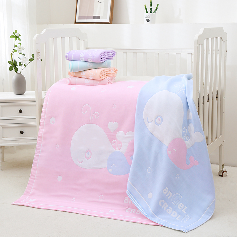 New cotton gauze thin blanket baby super soft towel quilt baby absorbent bath towel newborn baby months