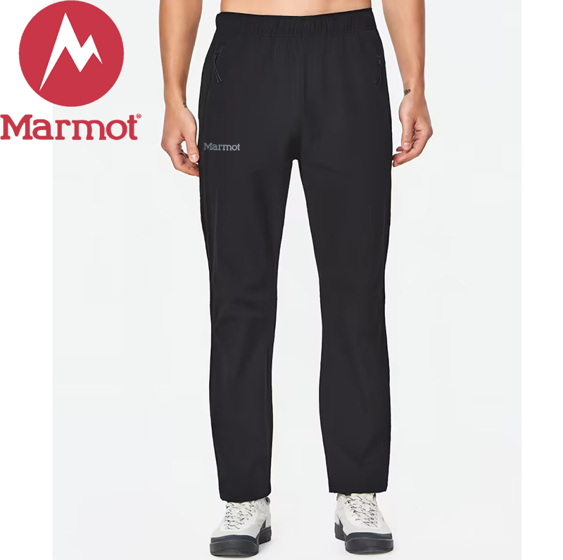 Marmot Spring and Summer Outdoor Thin Men's Quick-Drying Pants Sports Soft Shell Water-Repellent Hiking Pants Unisex