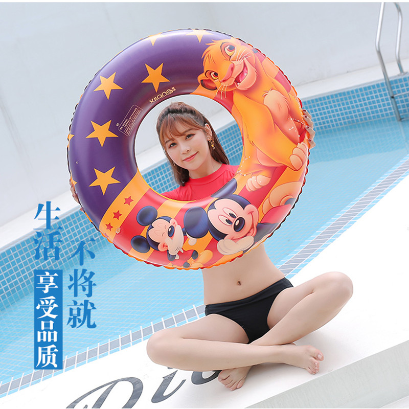 Bơi vòng người lớn dày nam giới và phụ nữ inflatable phao cứu sinh trẻ em lớn bé float trẻ em inflatable 腋 hạ lưu vòng tròn phao lưng tập bơi