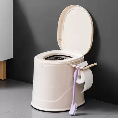 Portable toilet for pregnant women, household toilet seat, mobile indoor deodorant, simple elderly toilet seat, squat toilet, change toilet
