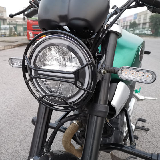 Honda Chidao CB190SS 헤드 라이트 커버 조명 보호 메쉬 후드에 적합 레트로 오토바이 수정 액세서리