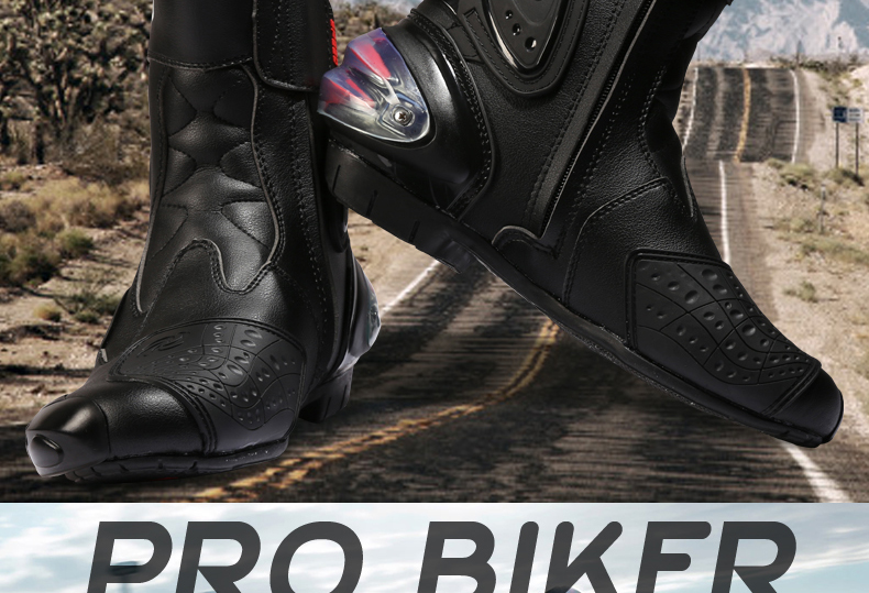 Boots moto PRO-BIKER A004 - Ref 1388058 Image 8