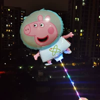 Космический воздушный шар с подсветкой, 10 шт