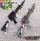 CF Cross FireWire Game Hero Weapon Model M4A1 Hàng ngàn sự hủy diệt của King Wrath Metal Toy Gun Model - Game Nhân vật liên quan