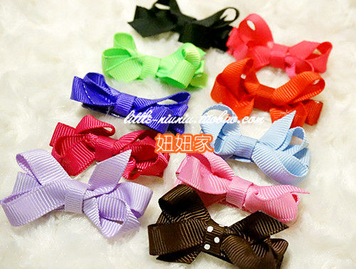 Niuniu's home ~ foreign trade export original single children's bow hairpin hair accessories all-inclusive hairpin
