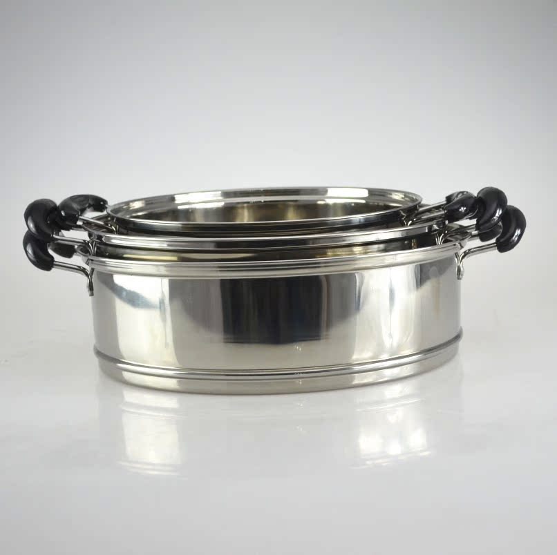 Menglong stainless steel cage drawer steamer grate steaming grid steaming grate steaming layer steamer 26CM-36CM plus layer