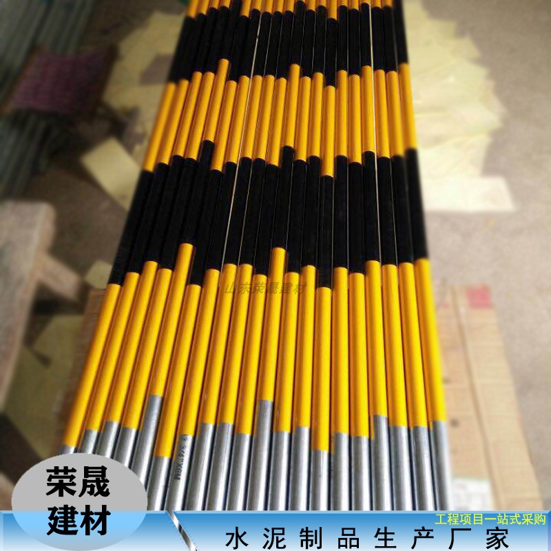 One inch galvanized steel pipe Diameter 32mm galvanized pipe 3 meters long 1.5 thick steel pipe isolation paste reflective film isolation pier