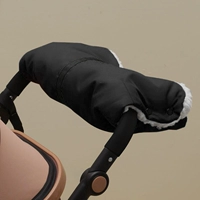 Тележка, руль, черные перчатки